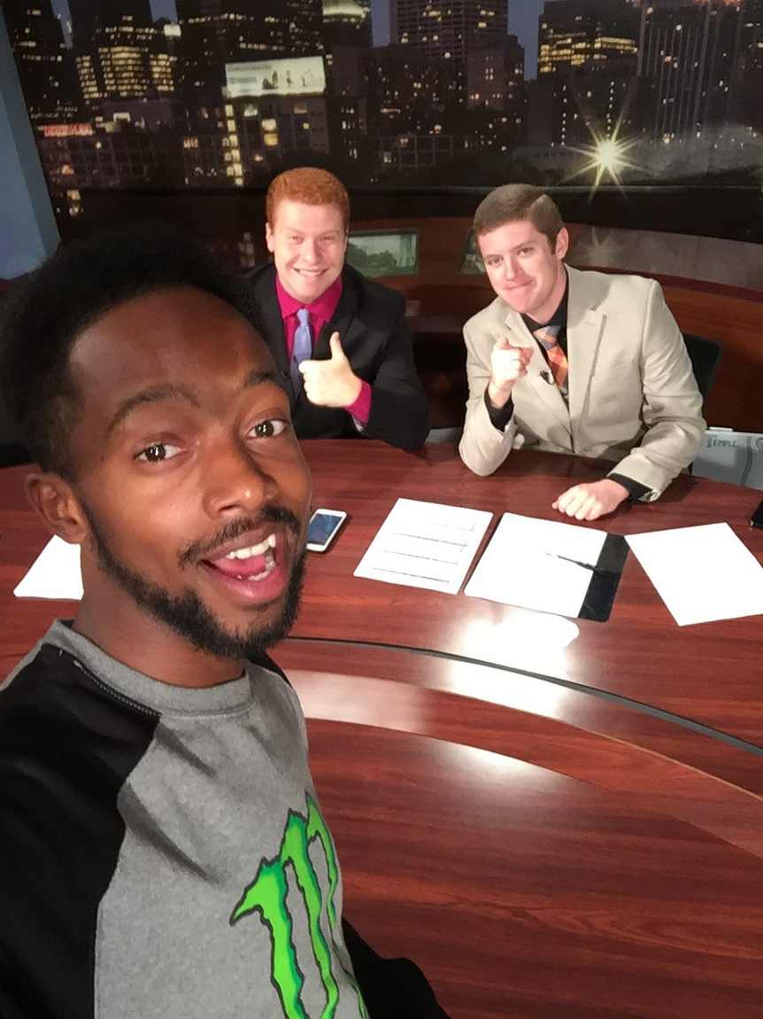 On the Temple TV set, 2016