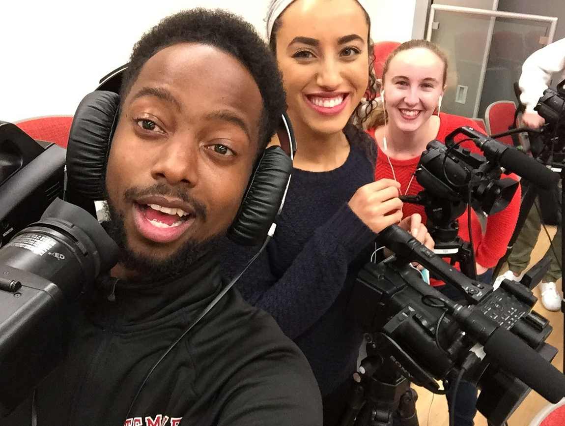 Temple TV crew, 2016