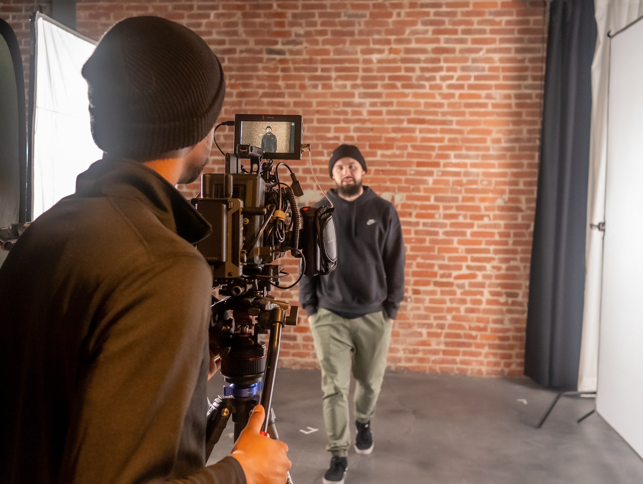Directing a walk-and-talk, 2023