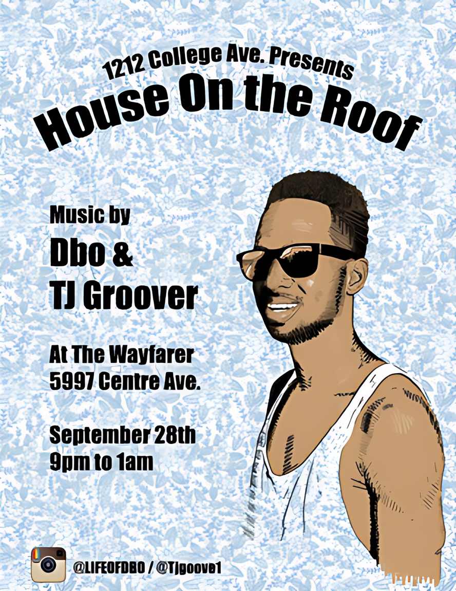 Event flyer: House on the Roof