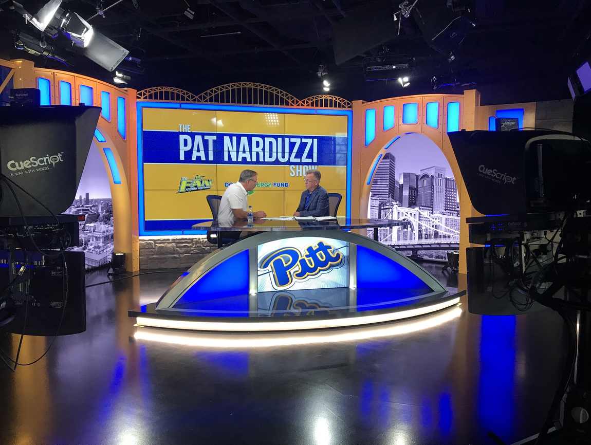 The Pat Narduzzi Show set, 2019