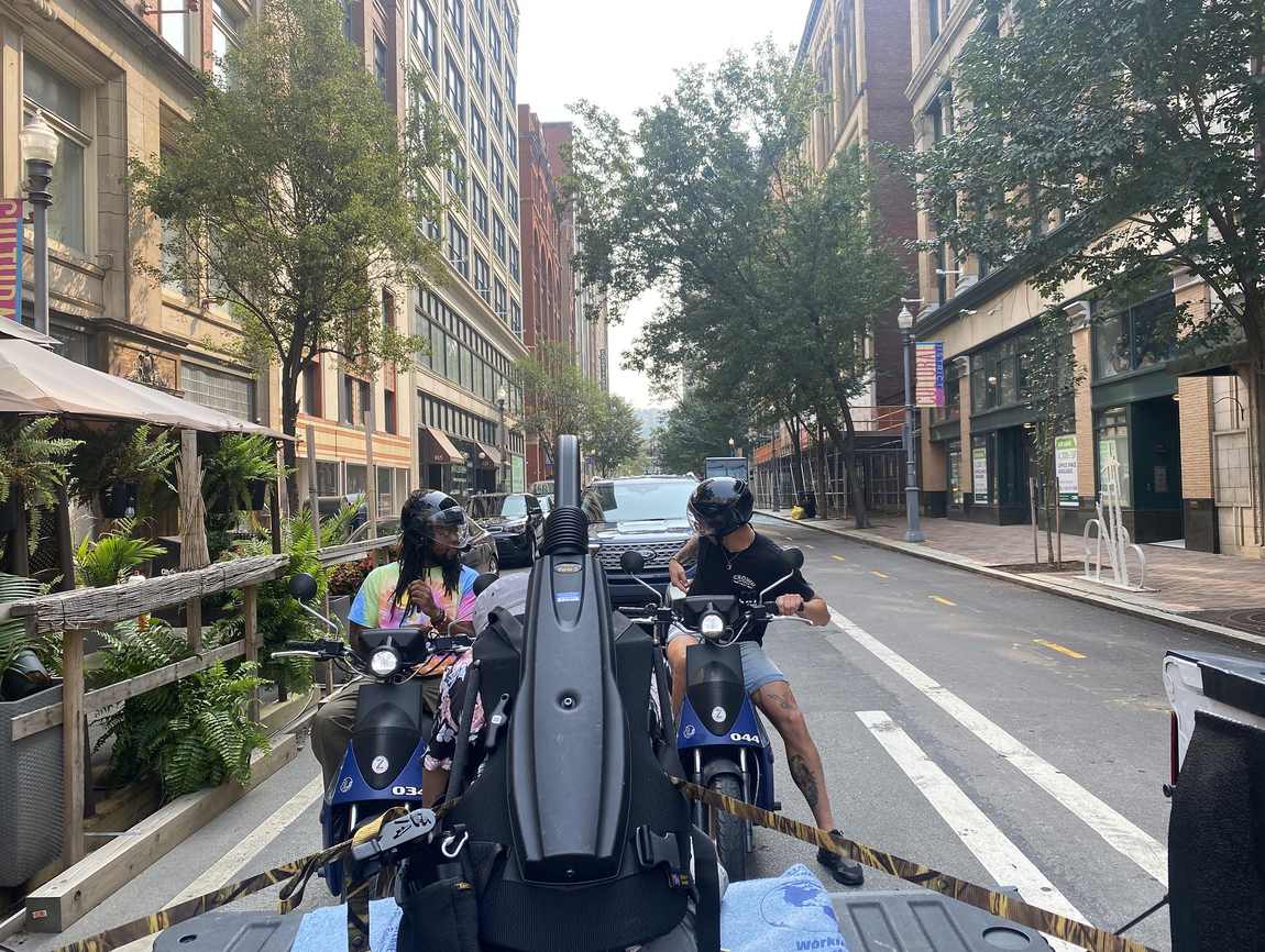 Street shoot, motorcycle rig, 2021