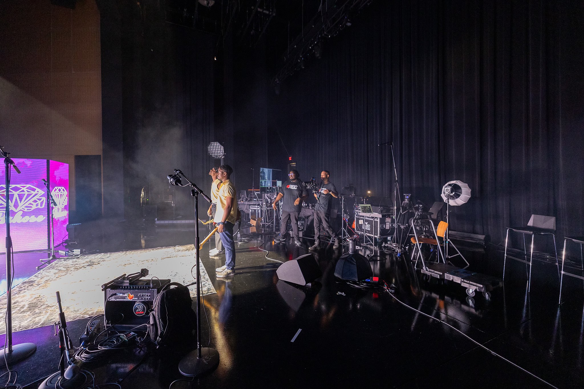 Stage setup, 2024
