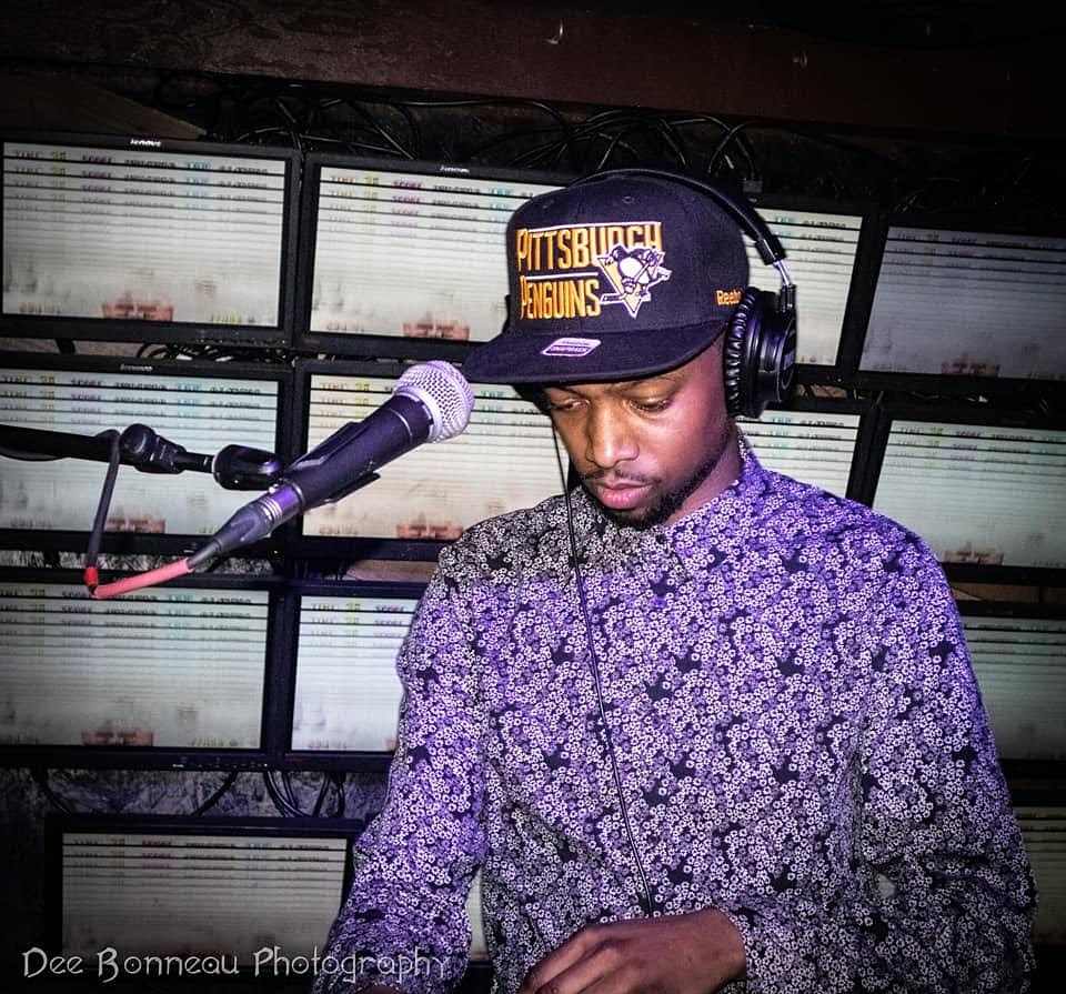 On the mic, DJ era