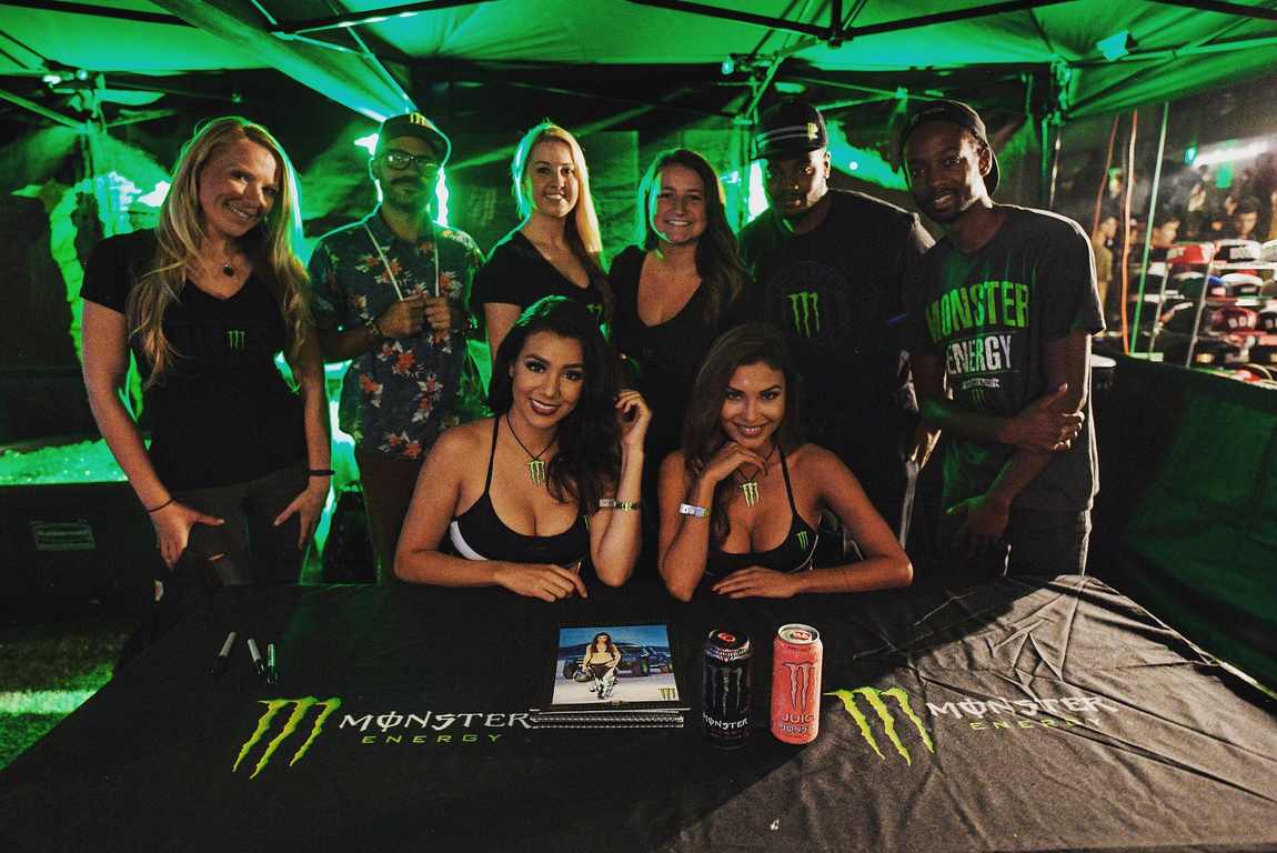 Monster Energy activation team, 2016