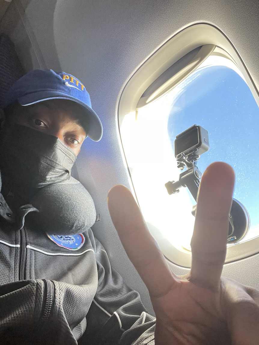 Flying out for the foreign tour, 2022