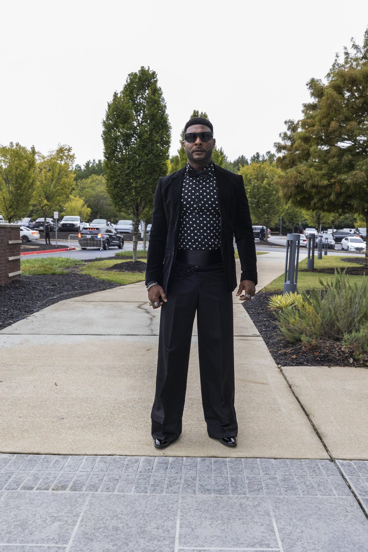 Arrival portrait at the Bronner Bros Beauty Icon Awards, photographed by Davone