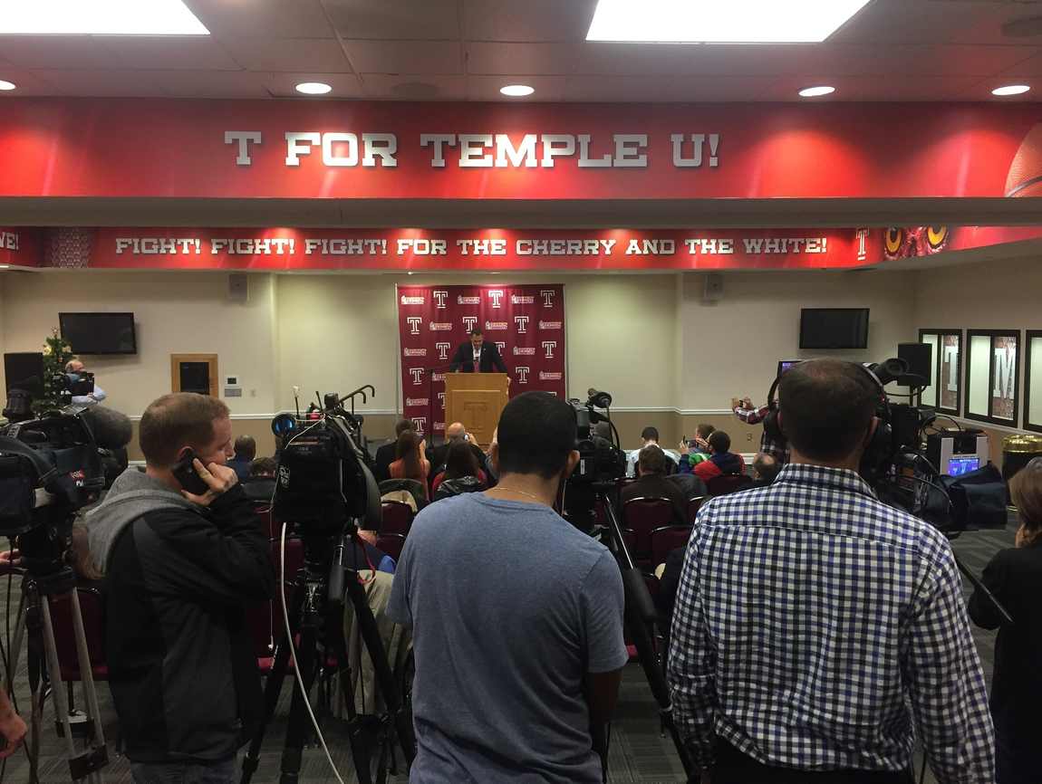 Postgame press conference, 2016