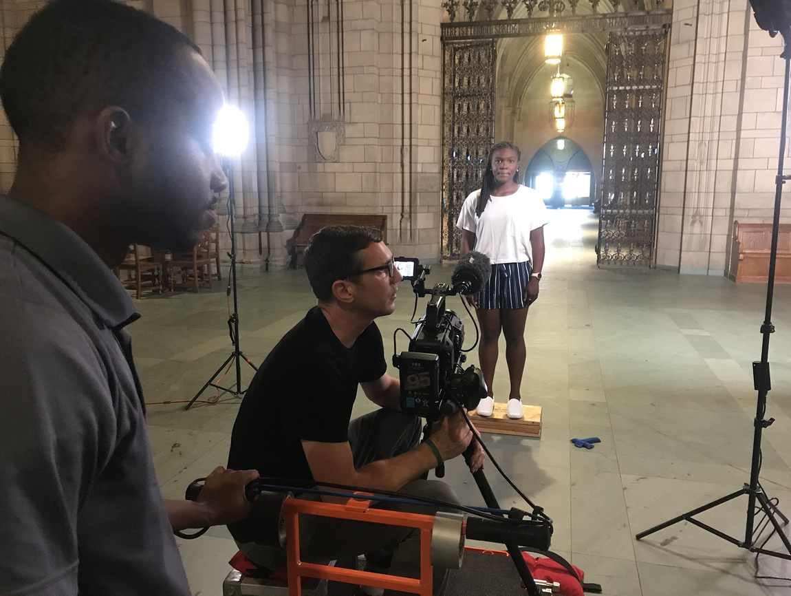 Lighting the Cathedral shoot, 2019