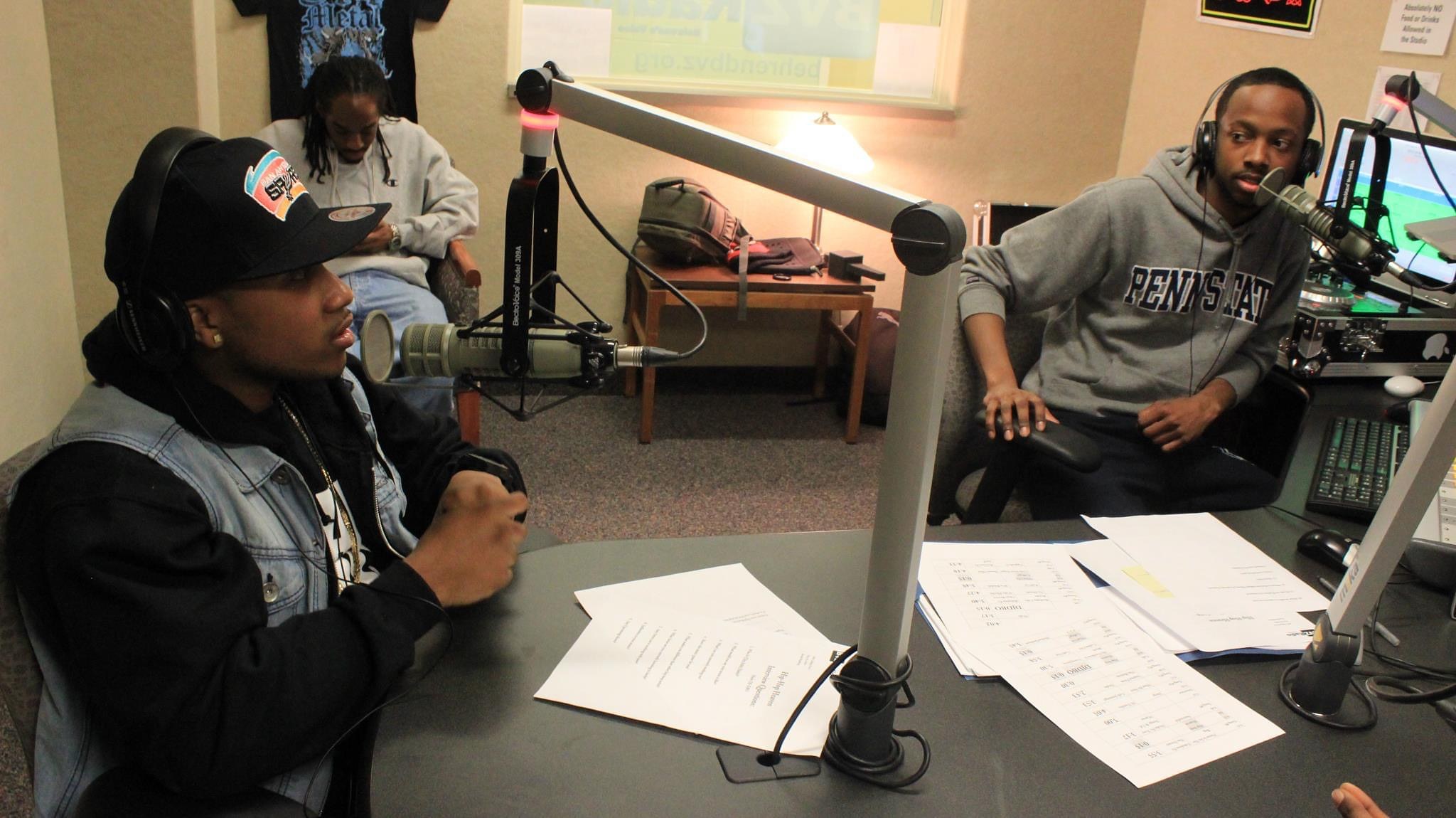 Davone in the BVZ Radio studio